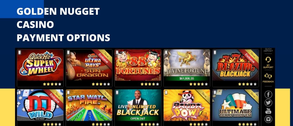 Payment Options Golden Nugget